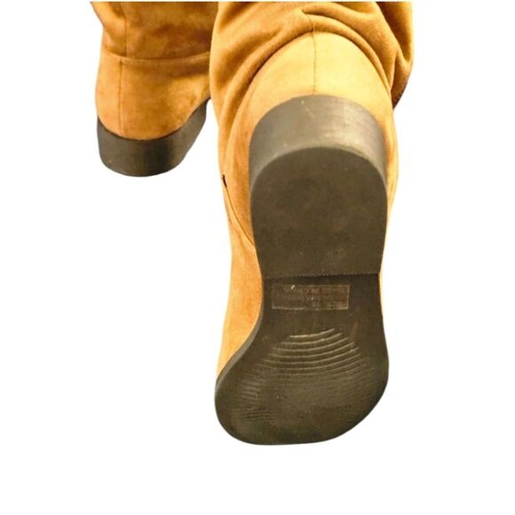 MAURICE'S REGINA FOX FUR ROLL DOWN ANKLE ZIP BOOTS SIZE 10M - Picture 9 of 16